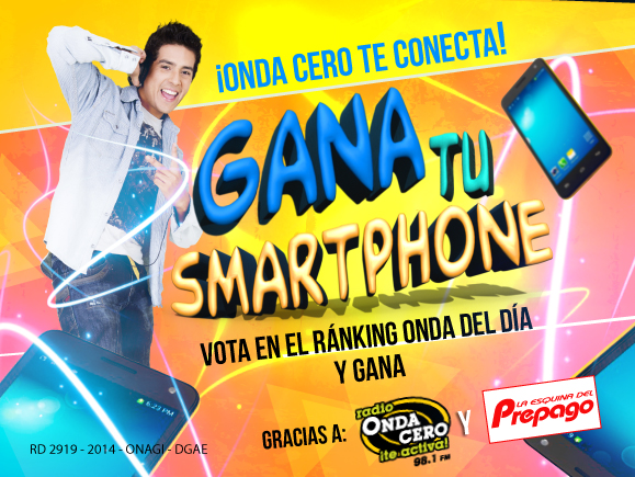 GANADOREs: ¡Onda Cero te conecta! ¡Vota en el Ránking Onda y gana smartphones!