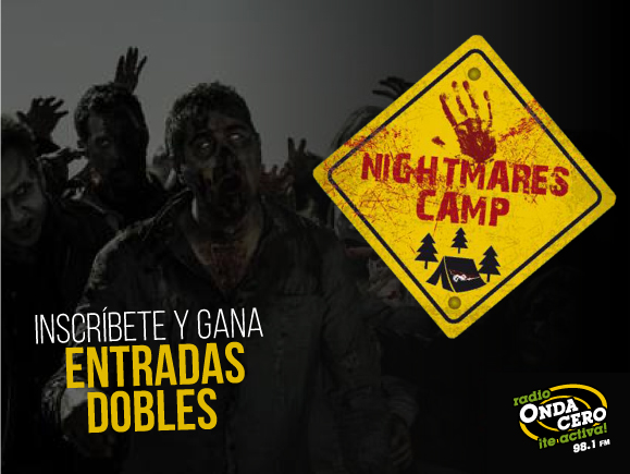 Inscríbete y gana entradas para el campamento de terror 'Nightmares Camp'