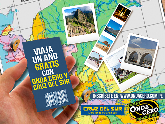 GANADORES: ¡Viaja un año gratis con Onda Cero y Cruz del Sur!