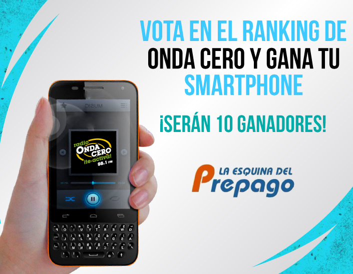 Ganadores: Gana tu smartphone votando en el ranking de Onda Cero