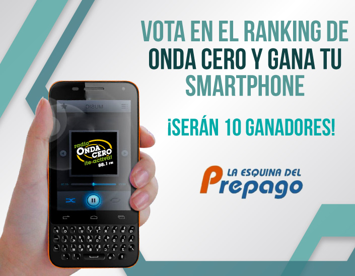 GANADORES: Vota en el ranking de Onda Cero y gana tu smartphone