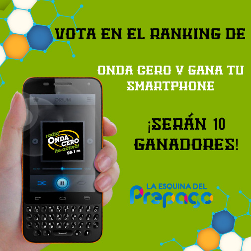 GANADORES: Gana tu smartphone en noviembre votando en el ranking de Onda Cero