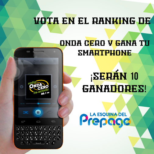 GANADORES: Gana tu smartphone en diciembre votando en el ranking de Onda Cero