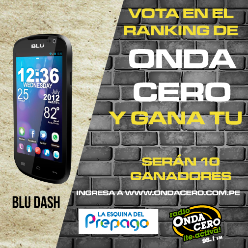 GANADORES: ¡Gana tu smartphone votando en el ranking de Onda Cero!