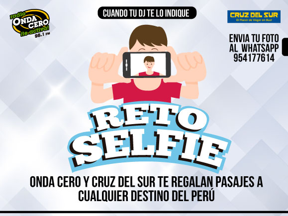 GANADORES: Gana con el Reto Selfie de Onda Cero y Cruz del Sur