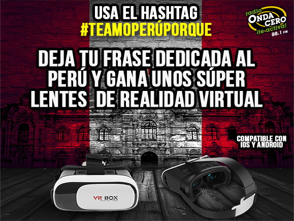 GANADORES: ¡Demuestra tu amor por el Perú y gana unos súper lentes de realidad virtual!