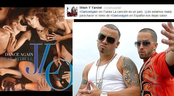Wisin & Yandel quieren hacer la versión en español de “Dance Again”