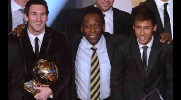 Pelé habló sobre Messi y Neymar