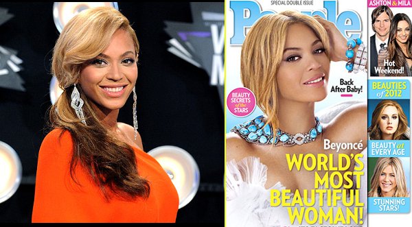 Beyoncé es nombrada la mujer más bella del mundo
