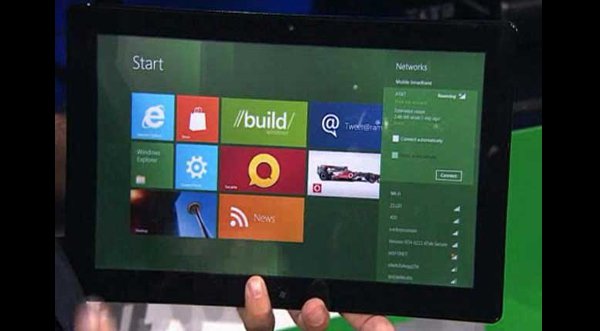 Tablets con Windows 8 saldrán al mercado en noviembre