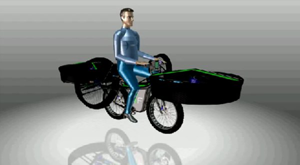 La bicicleta voladora se convertirá en realidad