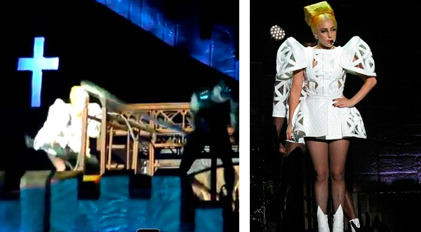 Lady Gaga recibió fuerte golpe durante show