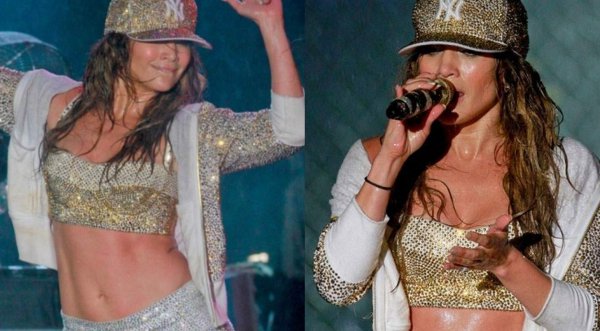 Jennifer Lopez deslumbró en Brasil