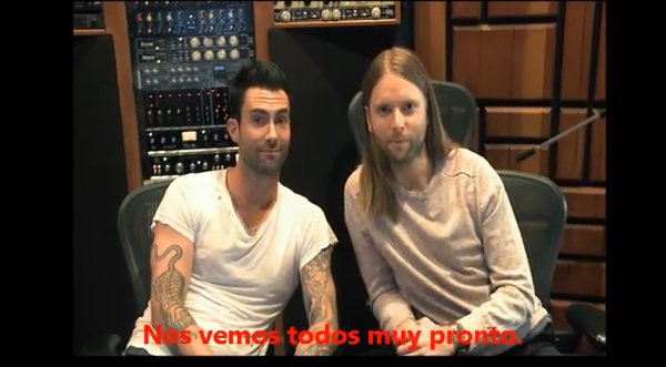 Video: Maroon 5 saludó a sus fanáticos en Perú