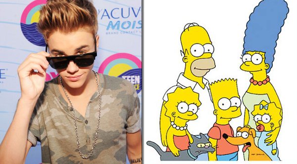 Justin Bieber estará en Los Simpson