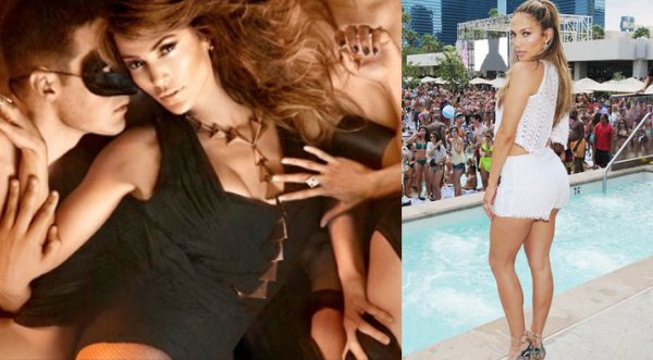 Jennifer Lopez impacto con sus curvas en Las Vegas
