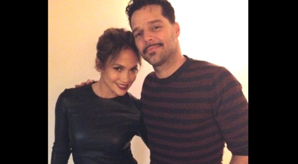 Jennifer Lopez y Ricky Martin se encontraron en Broadway