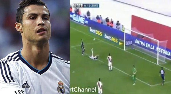 Video: Cristiano Ronaldo falló gol de forma increíble