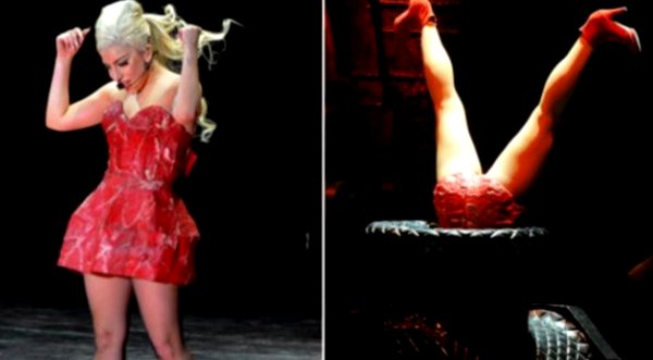 Video: Lady Gaga se metió a una trituradora de carne