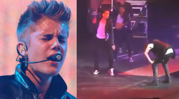Video: ¡Upps...! Justin Bieber vomitó en concierto