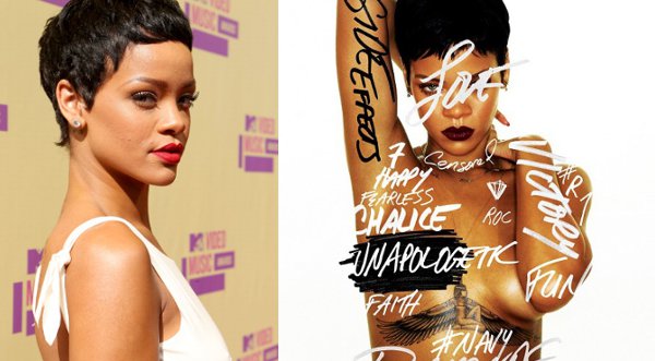 Rihanna se desnuda para portada de su álbum