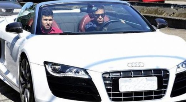 Neymar se llevó un Audi y no lo devolvió