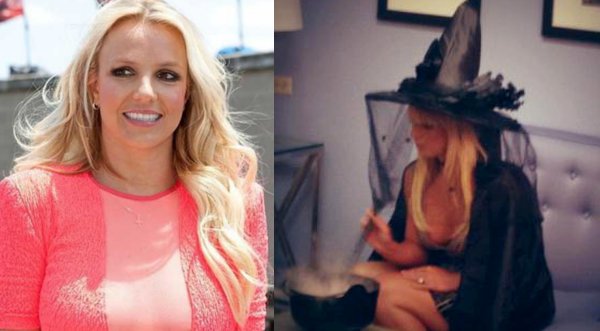 Britney Spears lista para hacer conjuros de Halloween