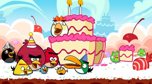 ¡Los Angry Birds están de cumpleaños!