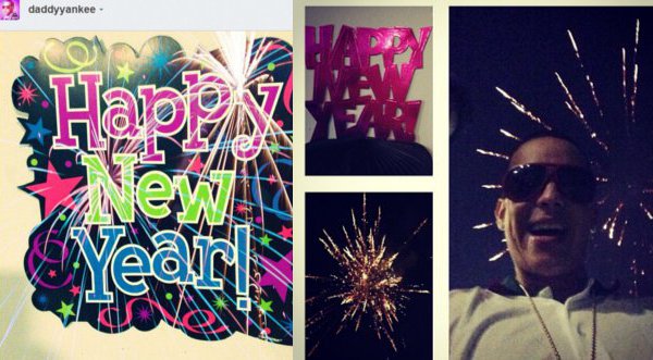 Artistas mandan su saludo de año nuevo en Twitter