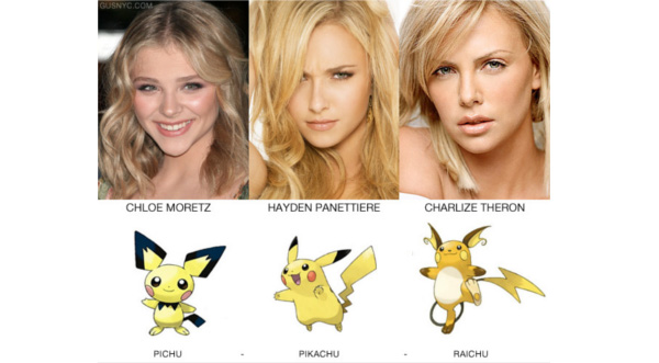 ¿Te imaginas a tus celebridades 'evolucionando' como en Pokemon?