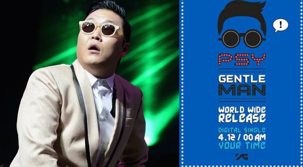 ¡Psy lanzará su nuevo tema 'Gentleman'!