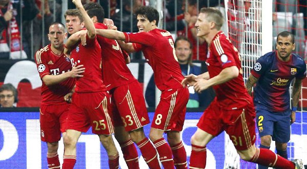 Champions League: Bayern de Múnich venció al Barcelona 4-0