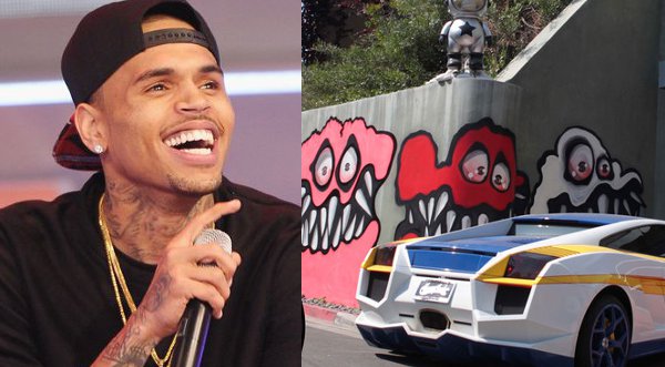 Chris Brown tendrá que borrar los graffitis de su casa