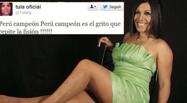 ¡Ups..! Tula Rodríguez confundió la letra de 'Perú campeón'