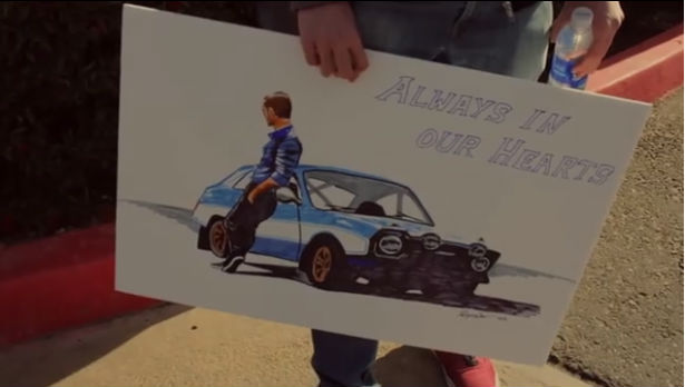 Video: Fans de Paul Walker hicieron caravana de autos en su honor