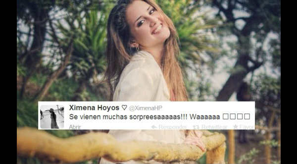 Ximena Hoyos sería una nueva 'combatiente'