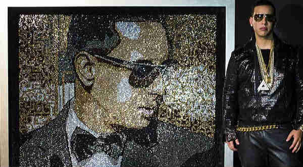 Daddy Yankee compartió el cuadro diamantoso que utilizó en su reciente videoclip
