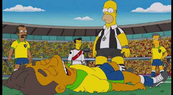 Video: Cheka las divertidas escenas de los Simpsons en el mundial de Brasil