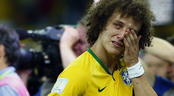 David Luiz pide perdón al pueblo brasilero entre lágrimas