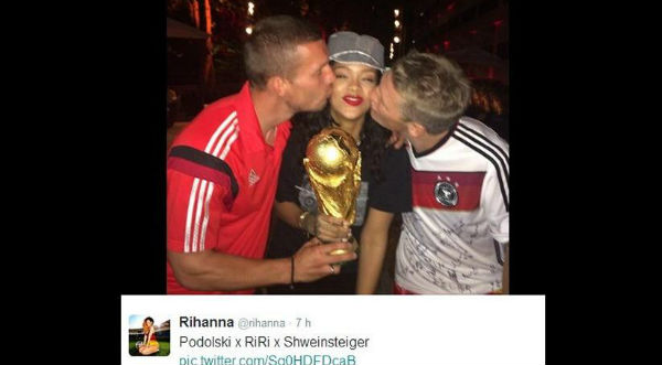 Rihanna no solo alborotó el Maracaná sino también a los alemanes- FOTOS