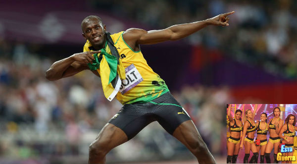 Descubre qué 'guerrera' estuvo al lado de Usain Bolt- VIDEO