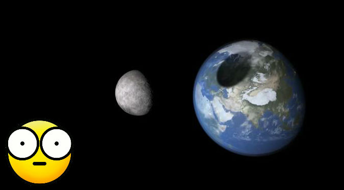 ¡Alucinante! Esto es lo que pasaría si la Tierra choca con la Luna – VIDEO