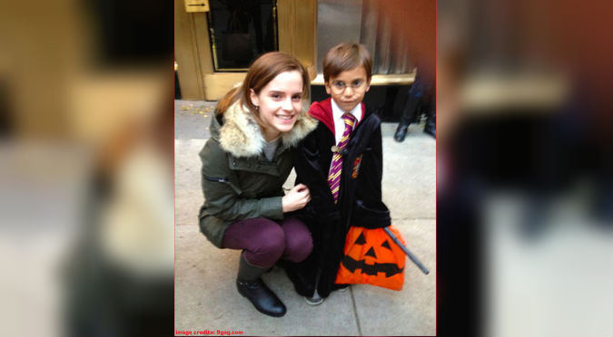¡Por eso amamos a Emma Watson! Esto fue lo que le dijo a un niño disfrazado de Harry Potter