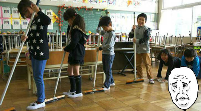 YouTube: ¿Odias el colegio? Mira todo lo que tienen que hacer los niños japoneses