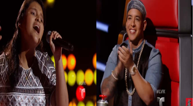 ¡Felicidades! Peruana la rompe en 'La Voz Kids' y es la favorita de Daddy Yankee (VIDEO)