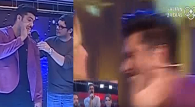 ¡Tremenda bronca! Yamila Piñero le dio tremenda cachetada a Rafael Cardozo por ... (VIDEO)