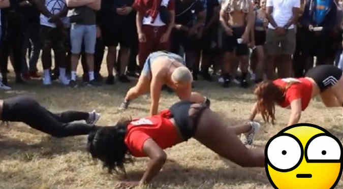 Facebook: Bailaba sexy twerking  pero pasó el roche de su vida - VIDEO