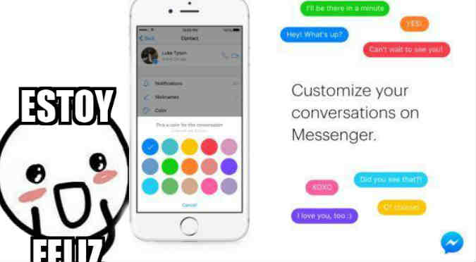 Facebook:  ¿Sabes cómo personalizar las conversaciones de tu chat?
