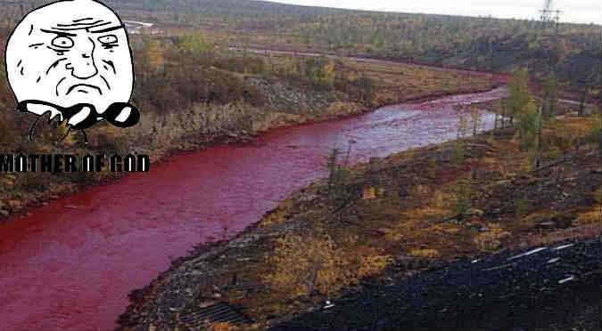¡Se cumplió la profecía del Apocalípsis! Río se tiñe de sangre alrededor del mundo