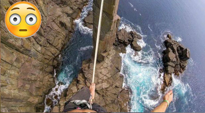 YouTube: Caminó sobre una cuerda a 35 metros de altura y este fue el trágico resultado